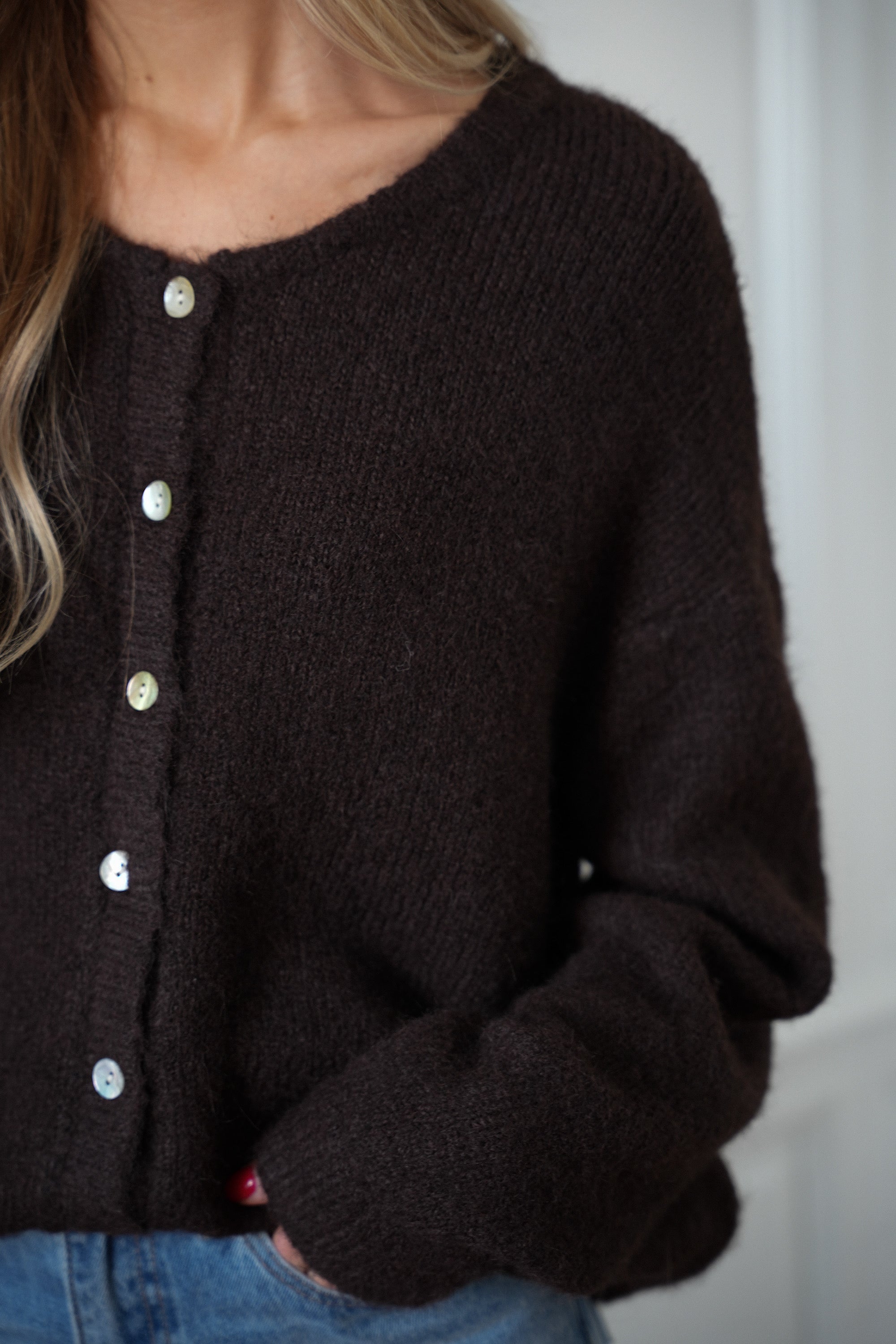 Catrina chocolat - Gilet ample