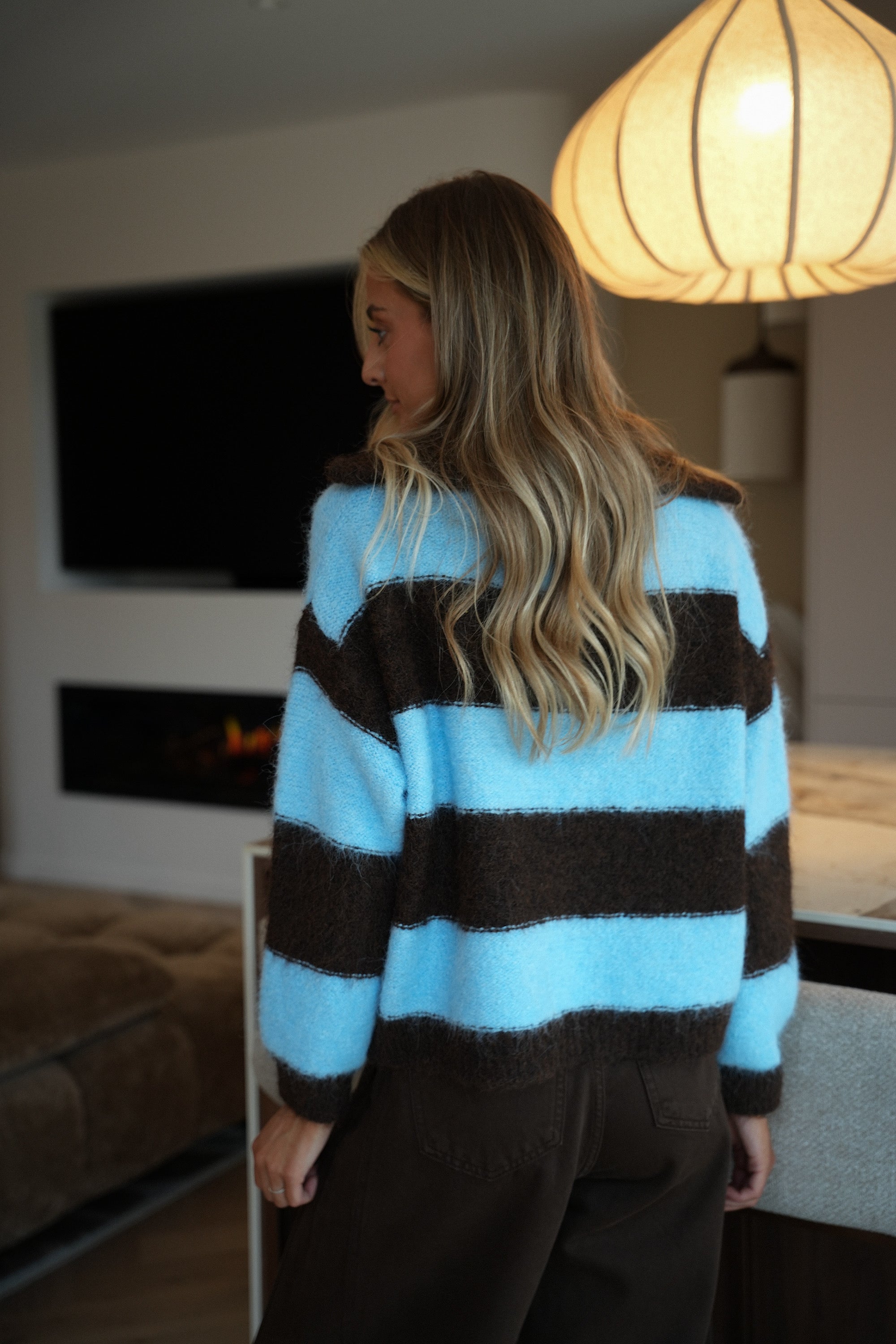 Dory bleu - Gilet zippé