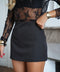 Tara noire - Jupe short