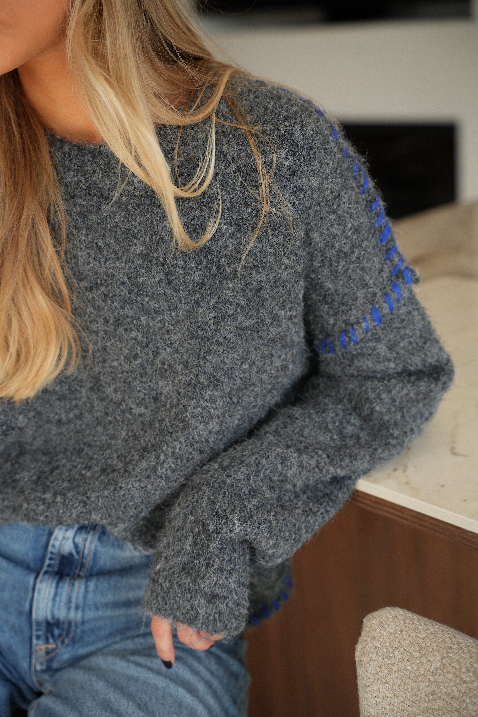 Val gris - Pull en maille