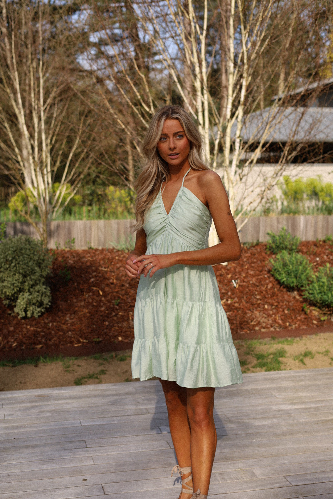 Maxine verte - Robe fluide