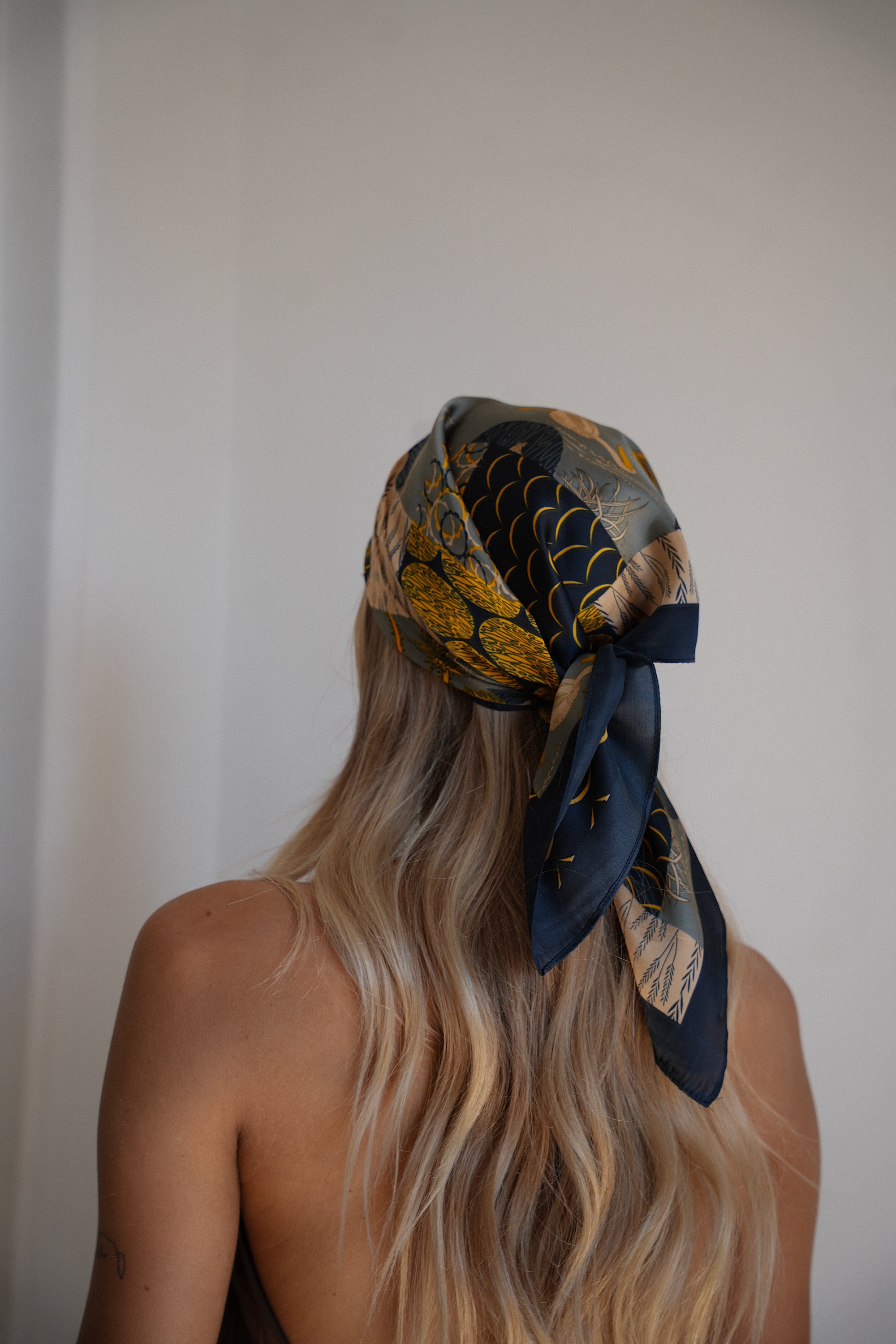 Fredy bleu - Foulard bandana
