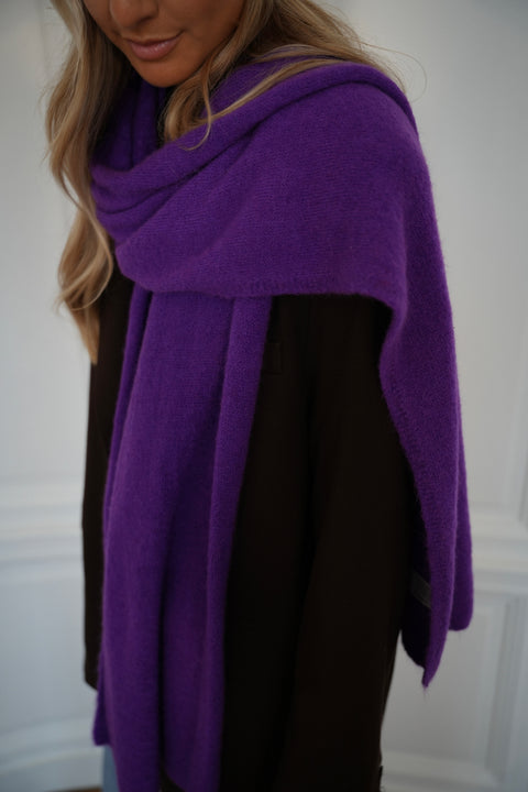Jess violette - Écharpe douce