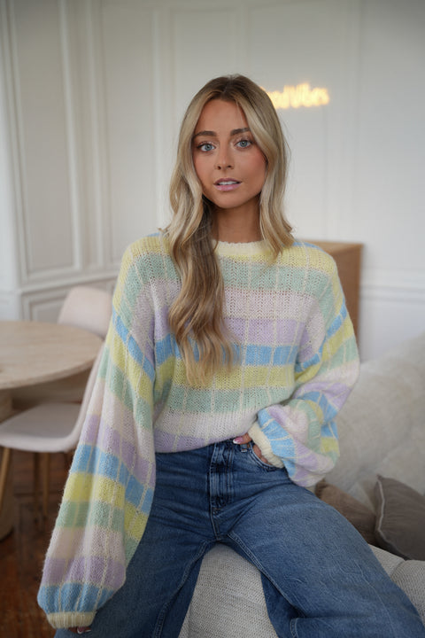 Ophélie coloré - Pull pastel