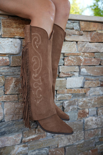 Janis taupes - Bottes santiags