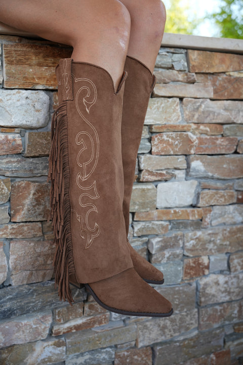 Janis taupes - Bottes santiags