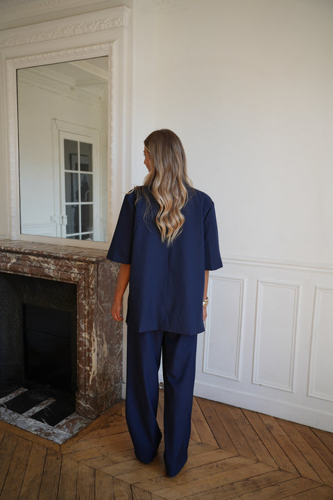 Rob marine - Pantalon droit