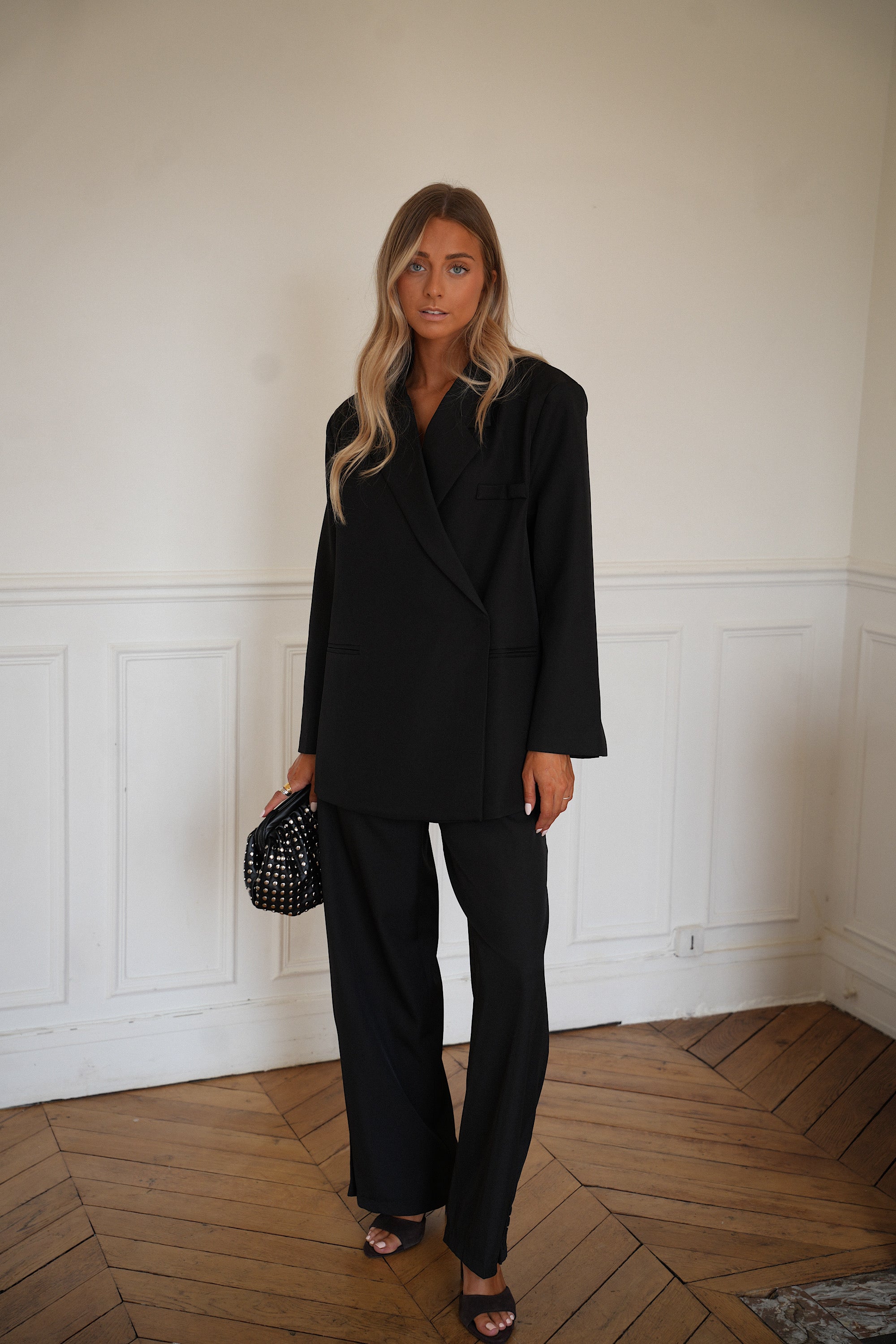 Rob noir - Pantalon droit