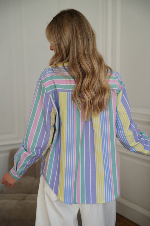 Maika colorée - Chemise rayée