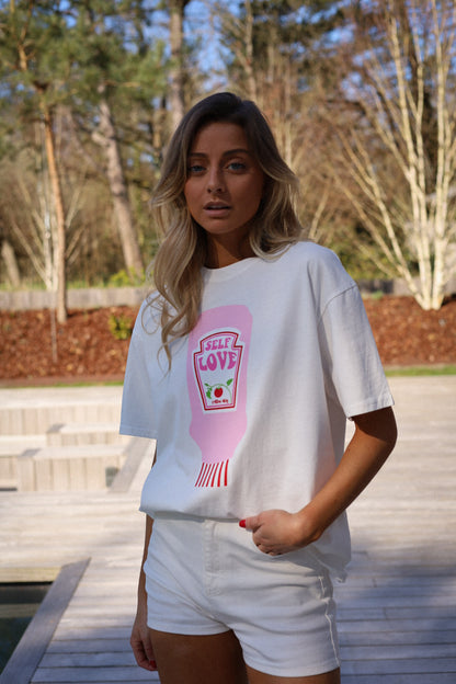 Hanz blanc - T-shirt imprimé
