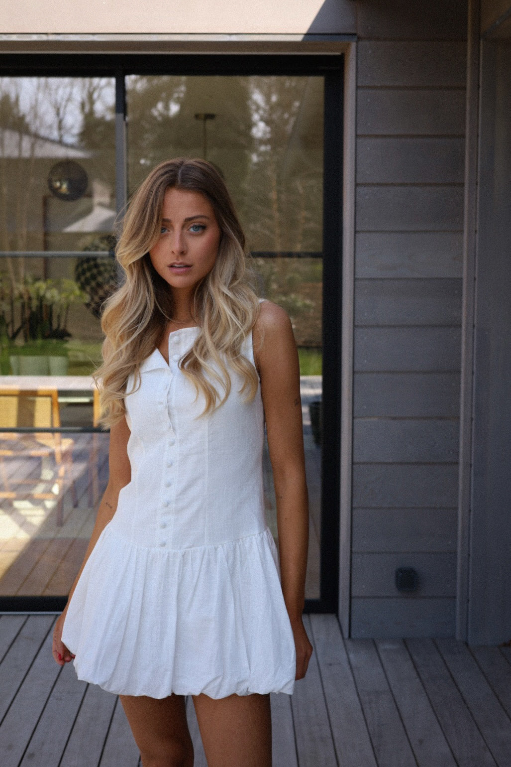 Sefa blanche - Robe ballon