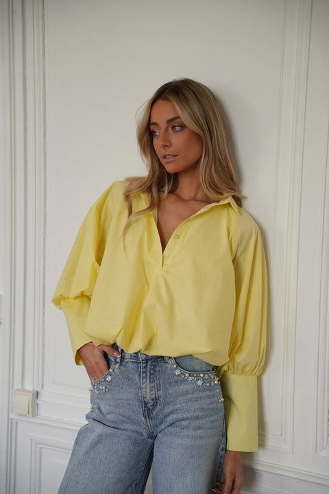 Alice jaune - Blouse ballon