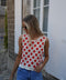 Emery rouge - Top crochet