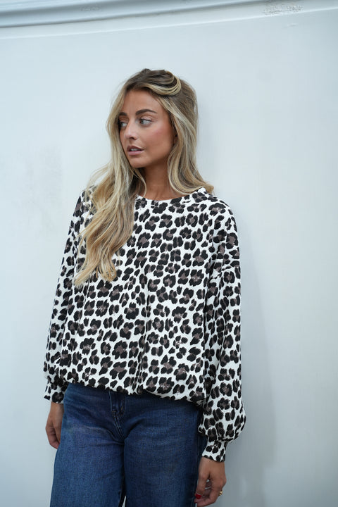Nala léopard - Sweat-shirt imprimé
