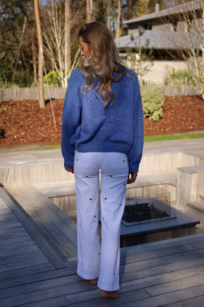 Catrina bleu - Gilet ample