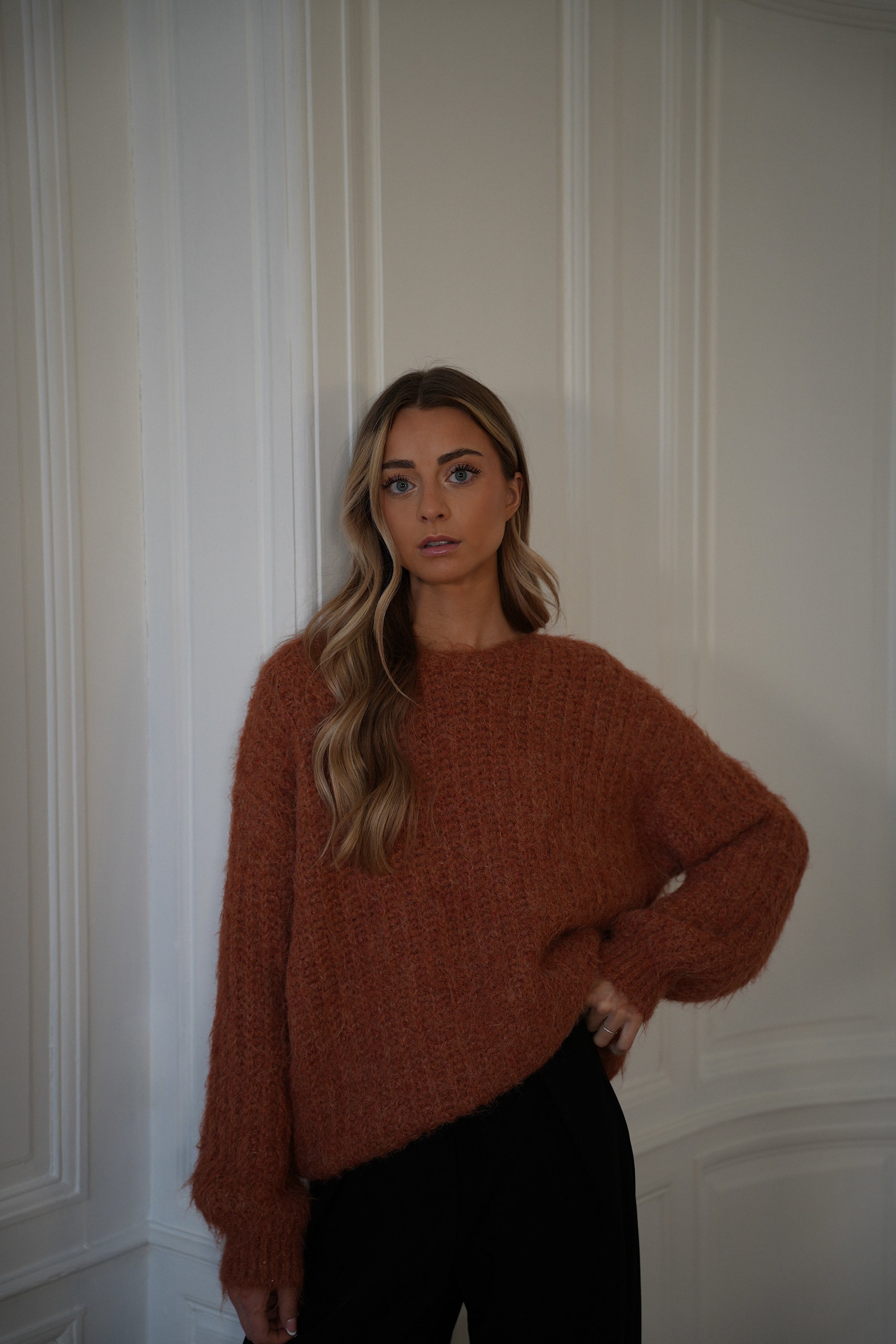 Lila terracotta - Pull ample