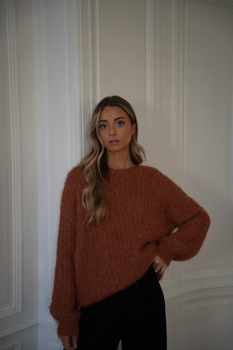 Lila terracotta - Pull ample