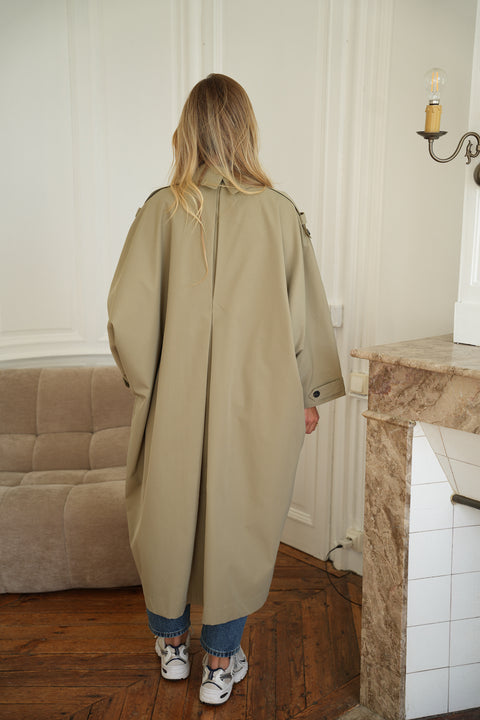 Poline beige - Trench oversize