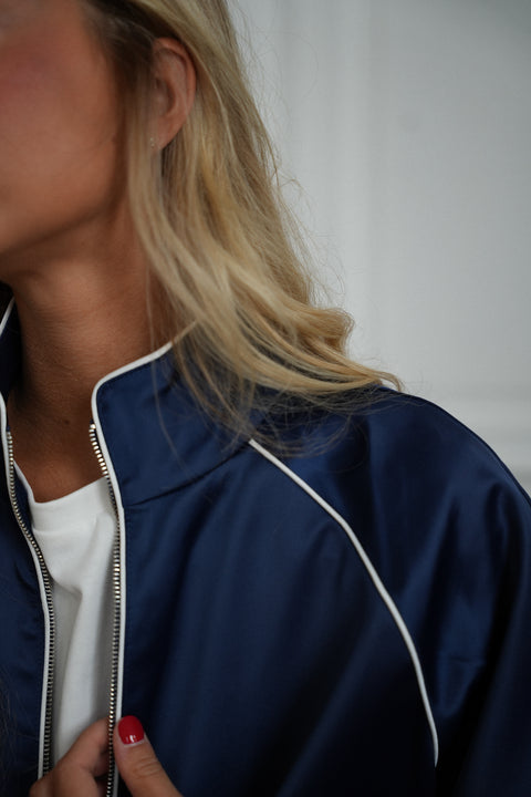 Léna bleue - Veste zippée