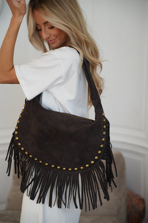 Kassandra chocolat - Sac en cuir