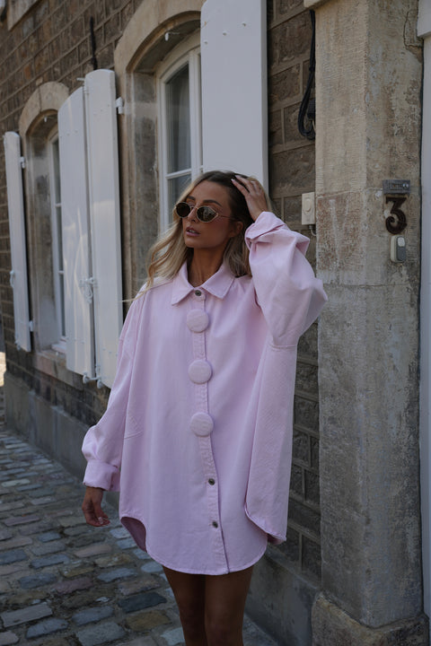 Kléo rose - Veste oversize