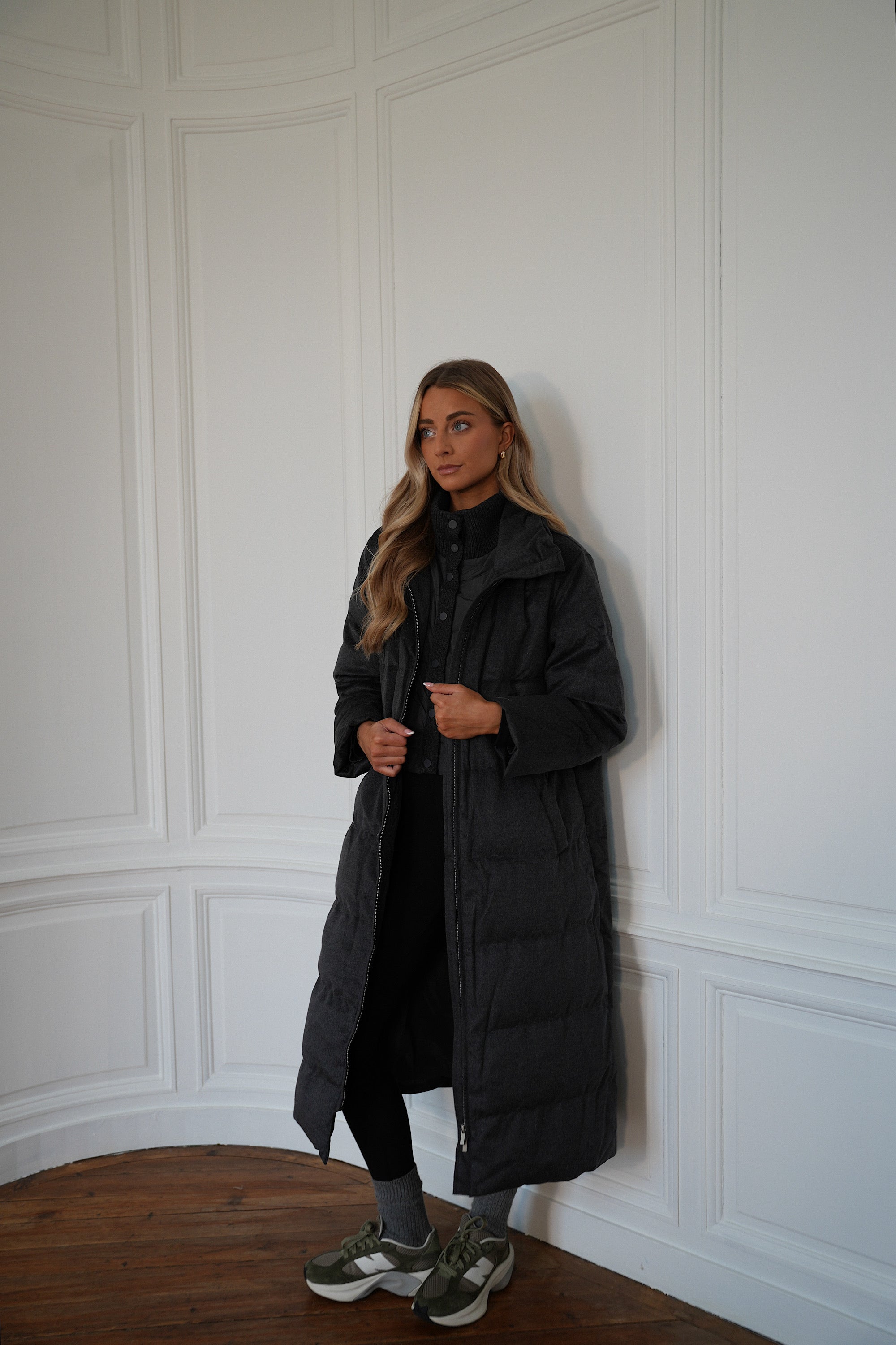 Justin gris - Manteau long