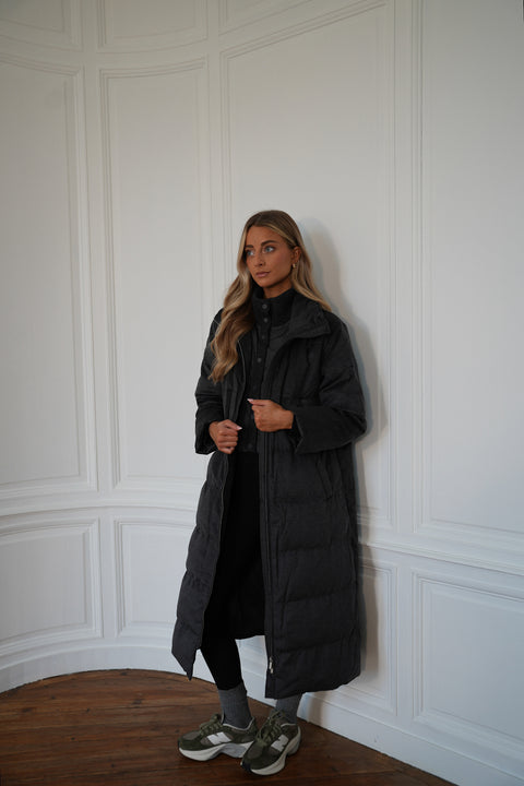 Justin gris - Manteau long