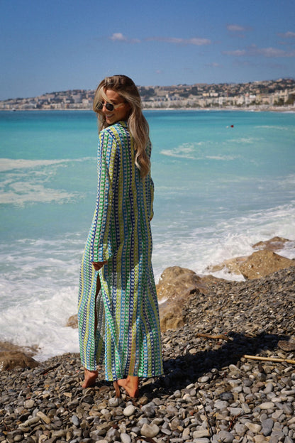 Pauline verte - Robe crochet