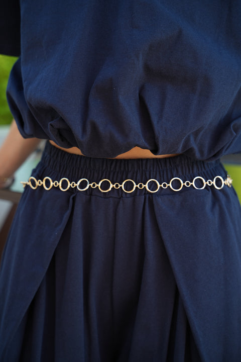 Tressie dorée - Ceinture métal