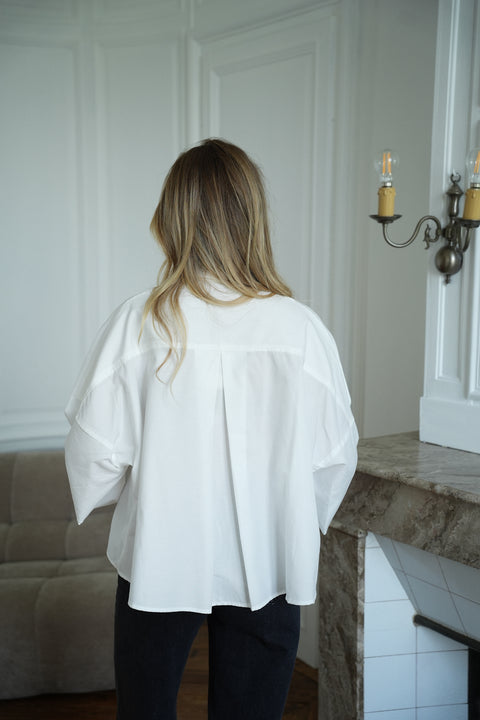 Dorine blanche - Chemise ample