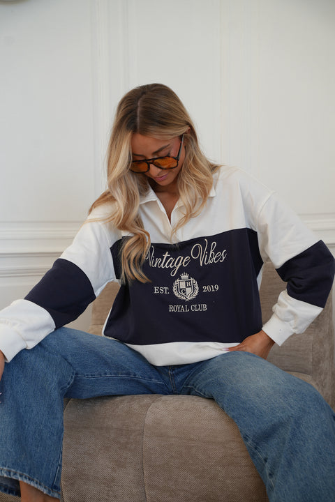 Brooklyn marine - Sweat-shirt brodé