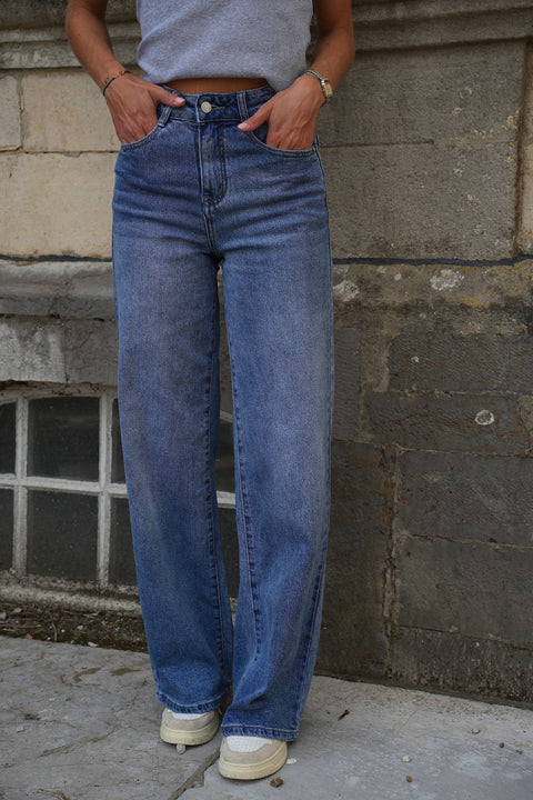 Alli bleu - Jean droit