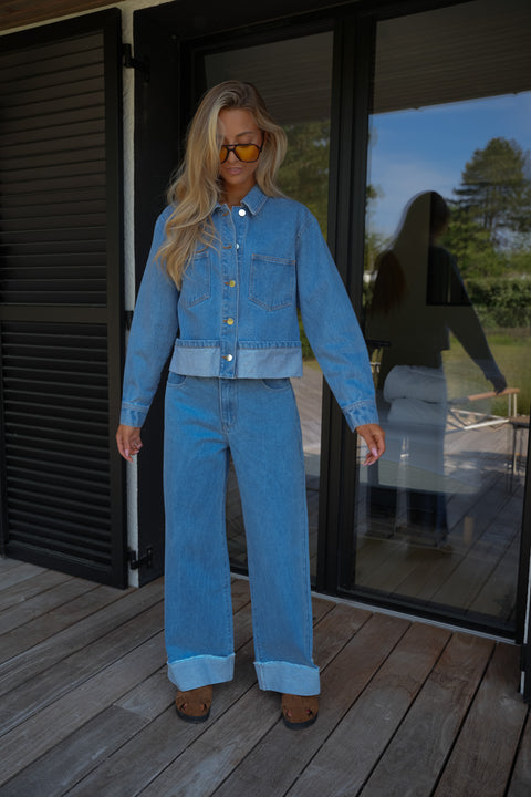 Sao bleu - Jean droit