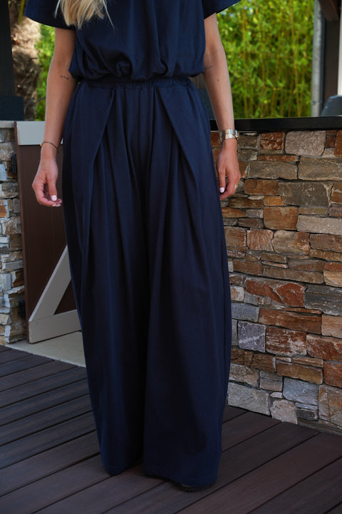 Lois marine - Pantalon droit