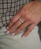 Polly strass - Bague acier