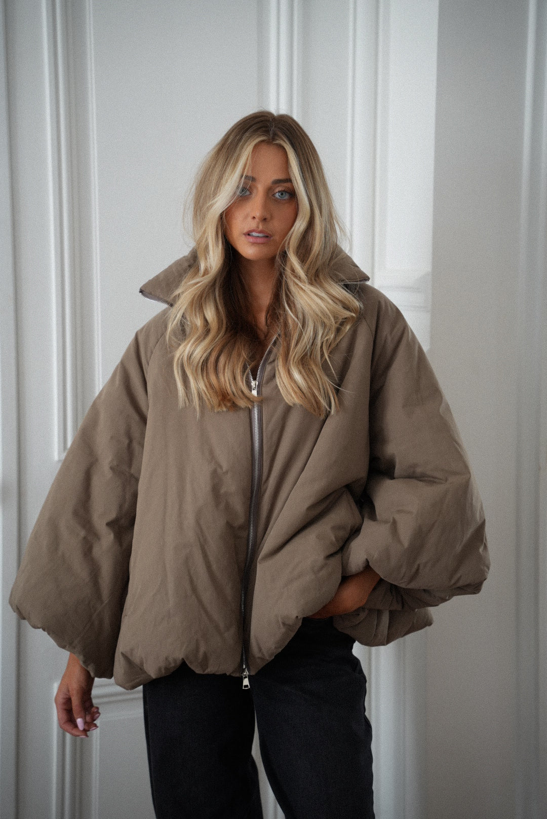 Montaine kaki - Manteau oversize