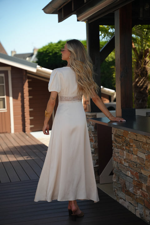 Gulia crème - Robe longue