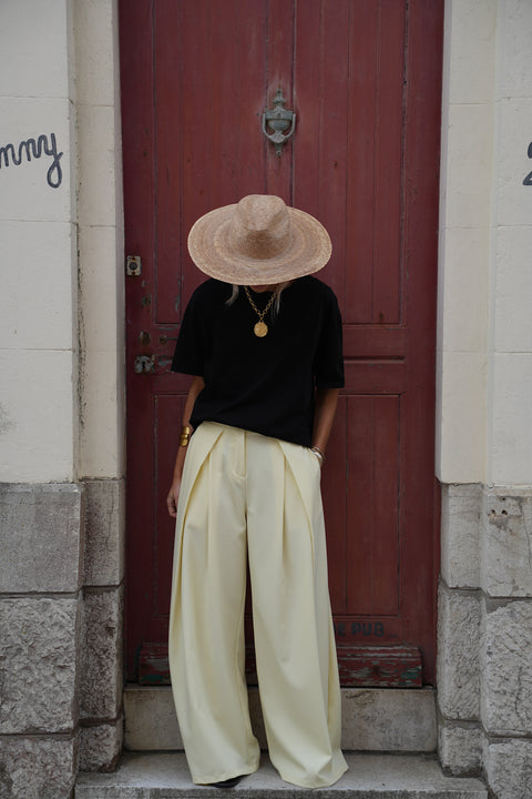 Chelsea jaune - Pantalon ample