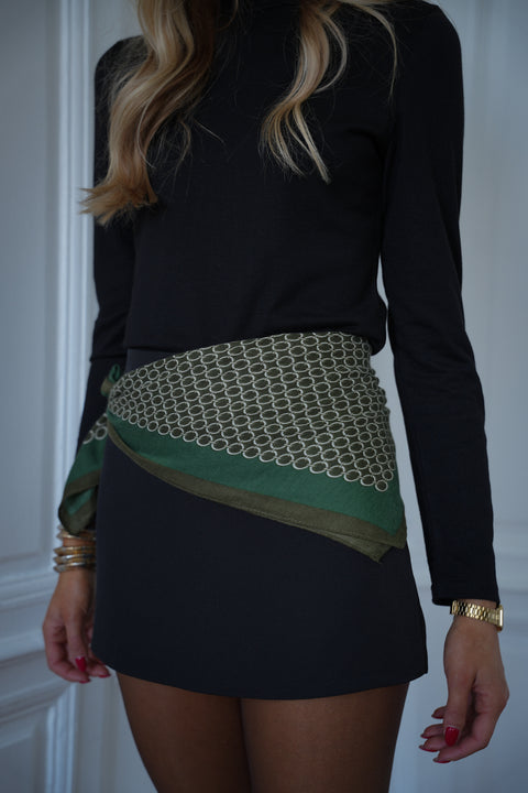 Samia vert - Foulard imprimé