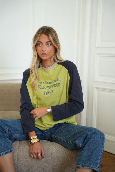 Clémence vert - Top manches longues