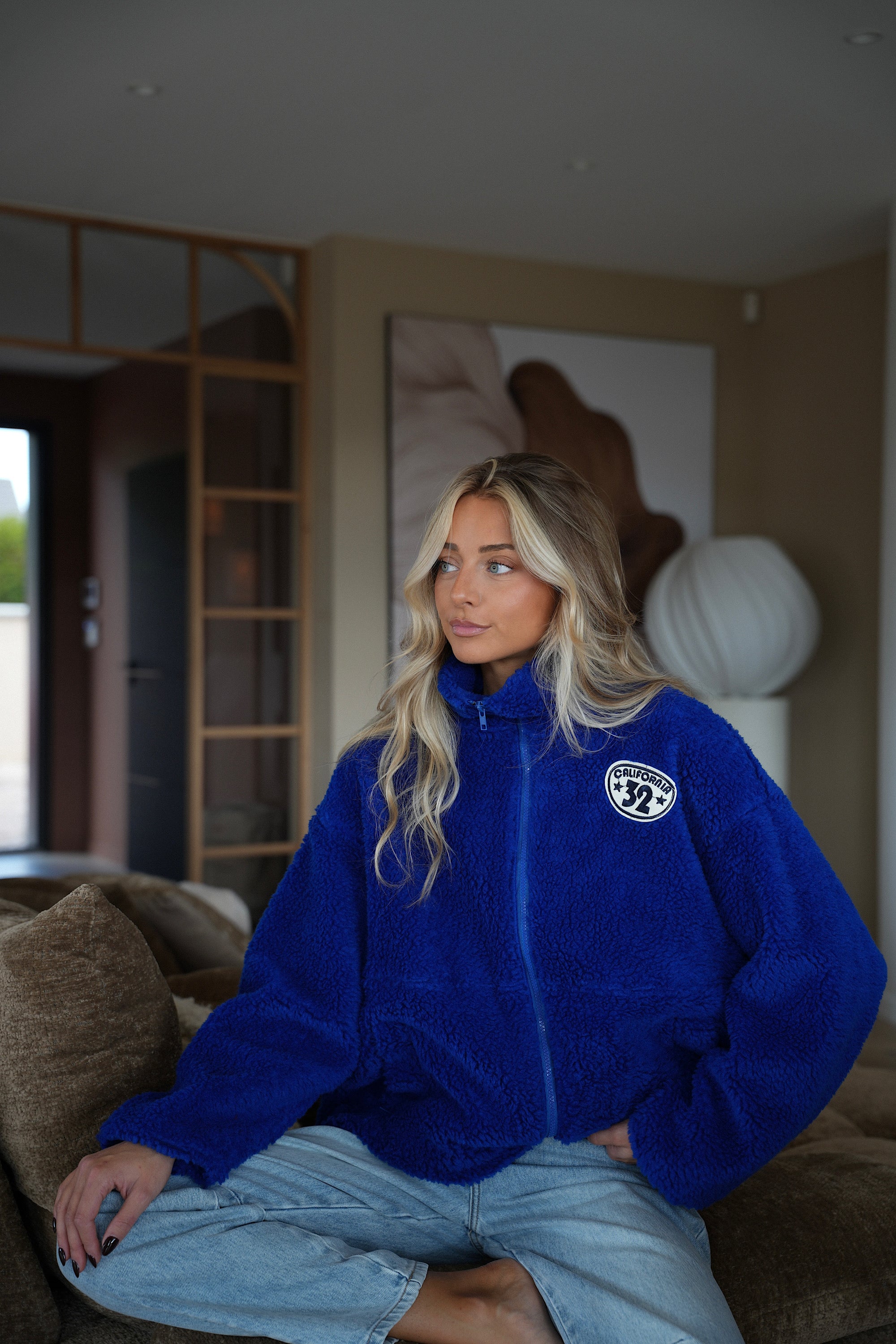 Malon bleue - Veste polaire