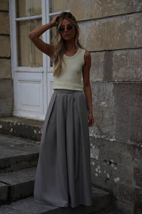 Maya jaune - Top sans manches