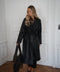 Penelope noir - Manteau en cuir