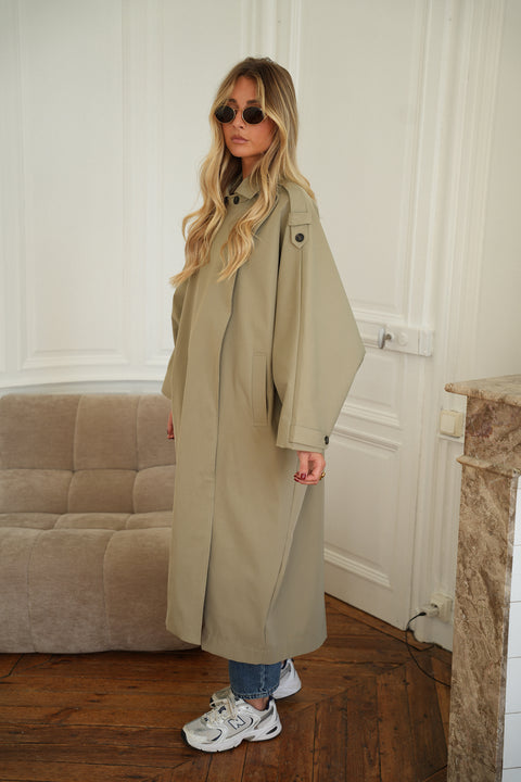 Poline beige - Trench oversize