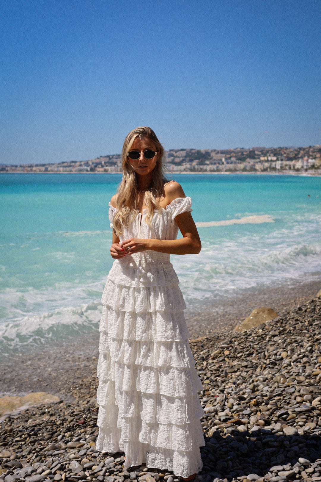 Charlene blanche - Robe longue