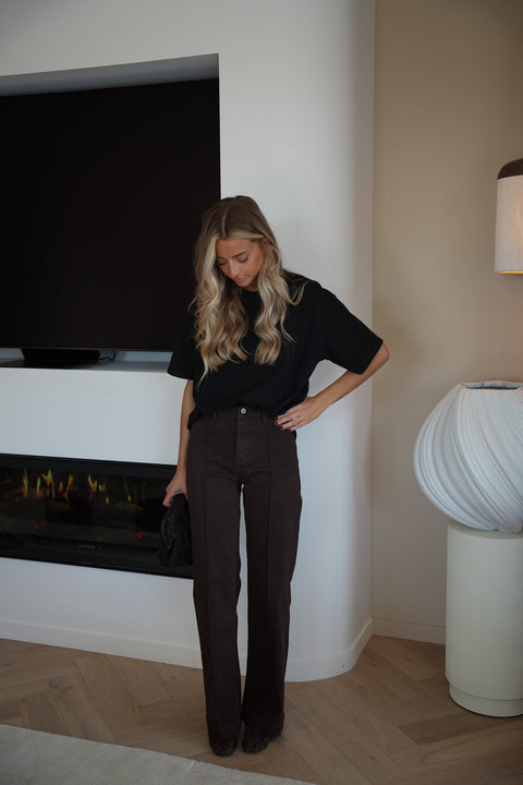 Moka chocolat - Jean droit