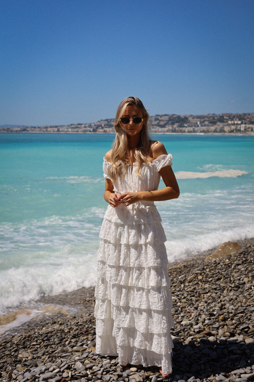 Charlene blanche - Robe longue