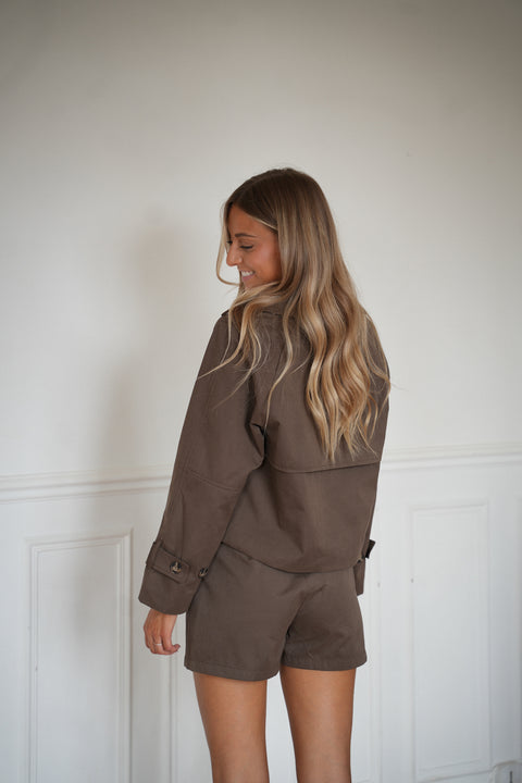 Amandine chocolat - Trench court