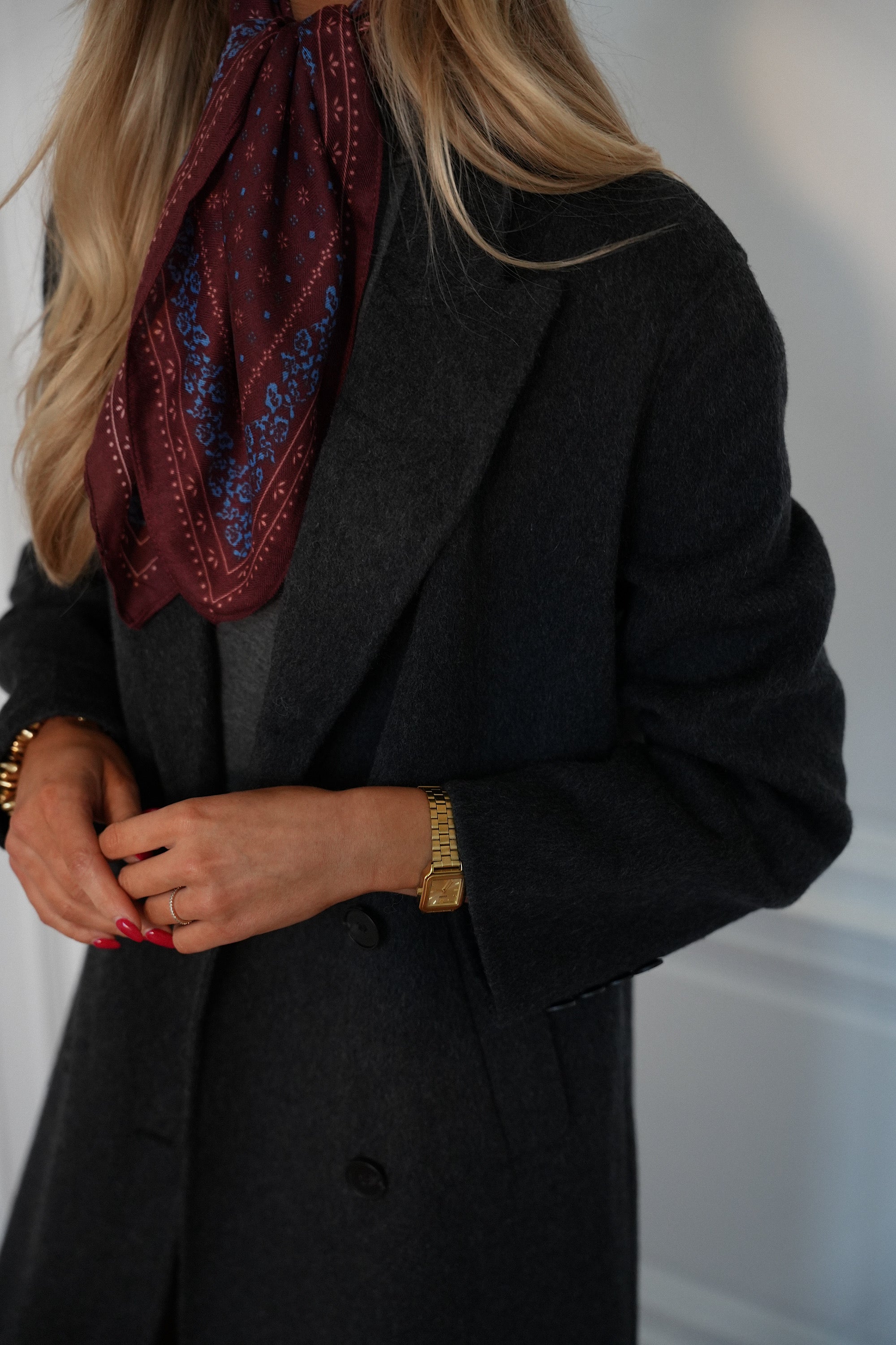 Isis gris - Manteau long