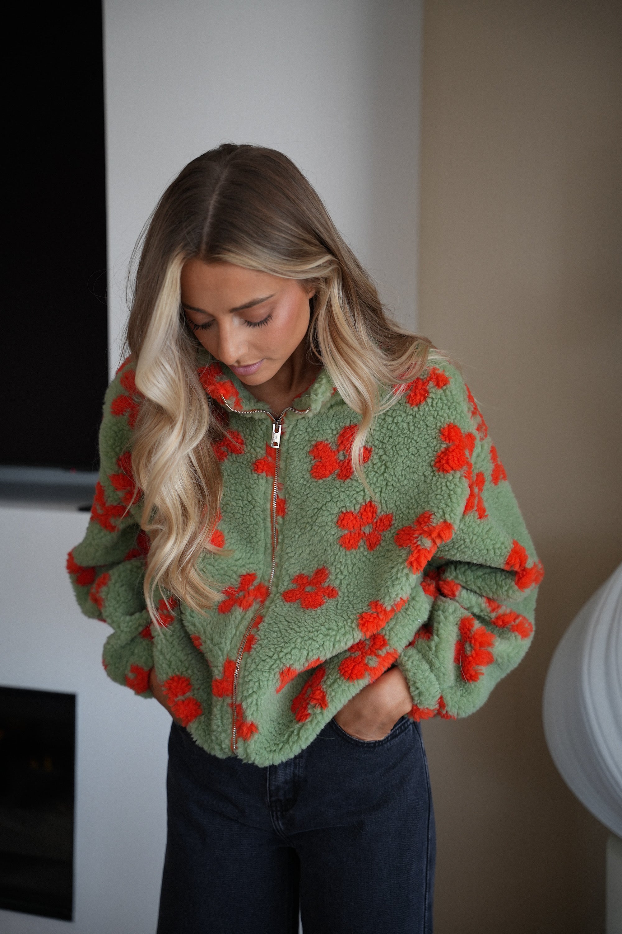 Lisa verte - Veste polaire